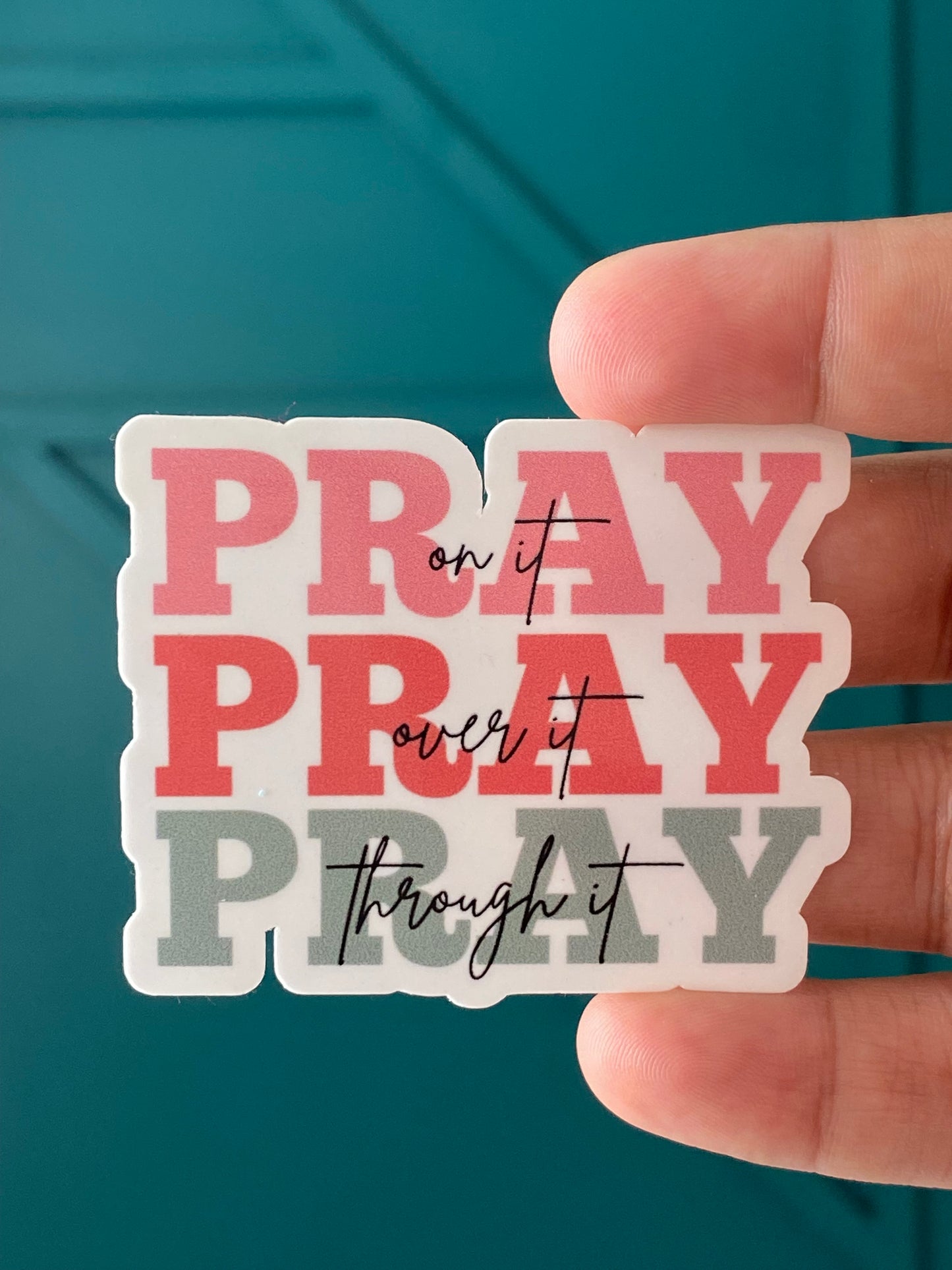 Pray Sticker
