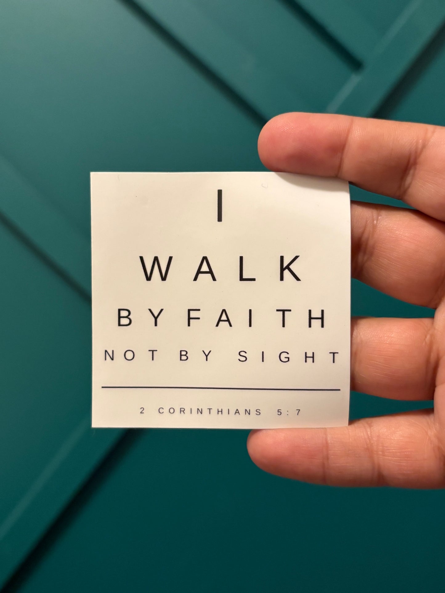 I Walk By Faith