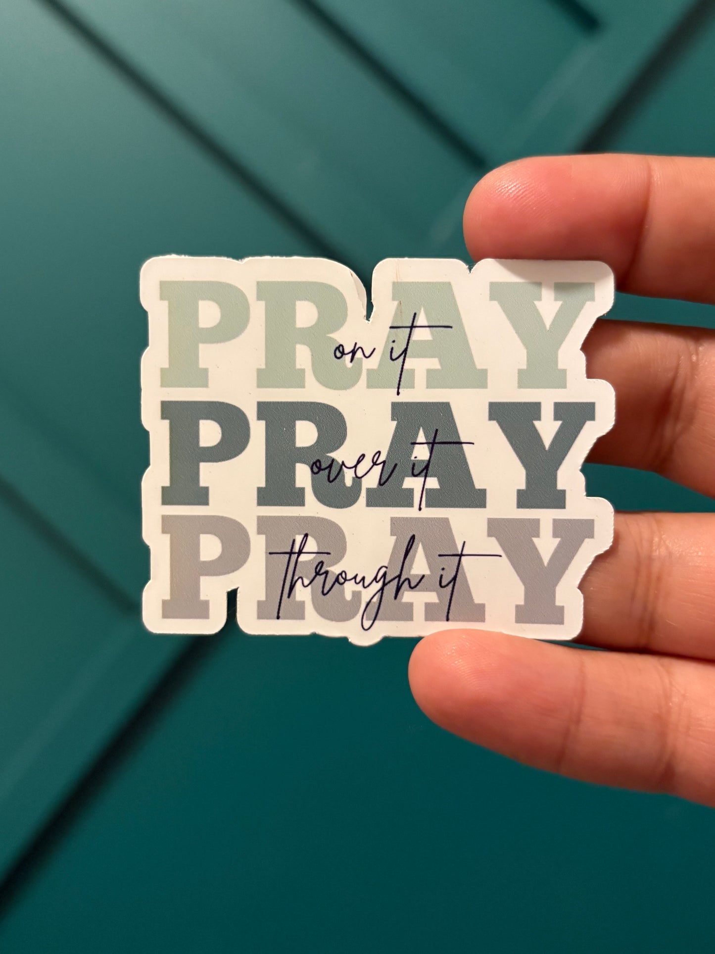 Pray Sticker