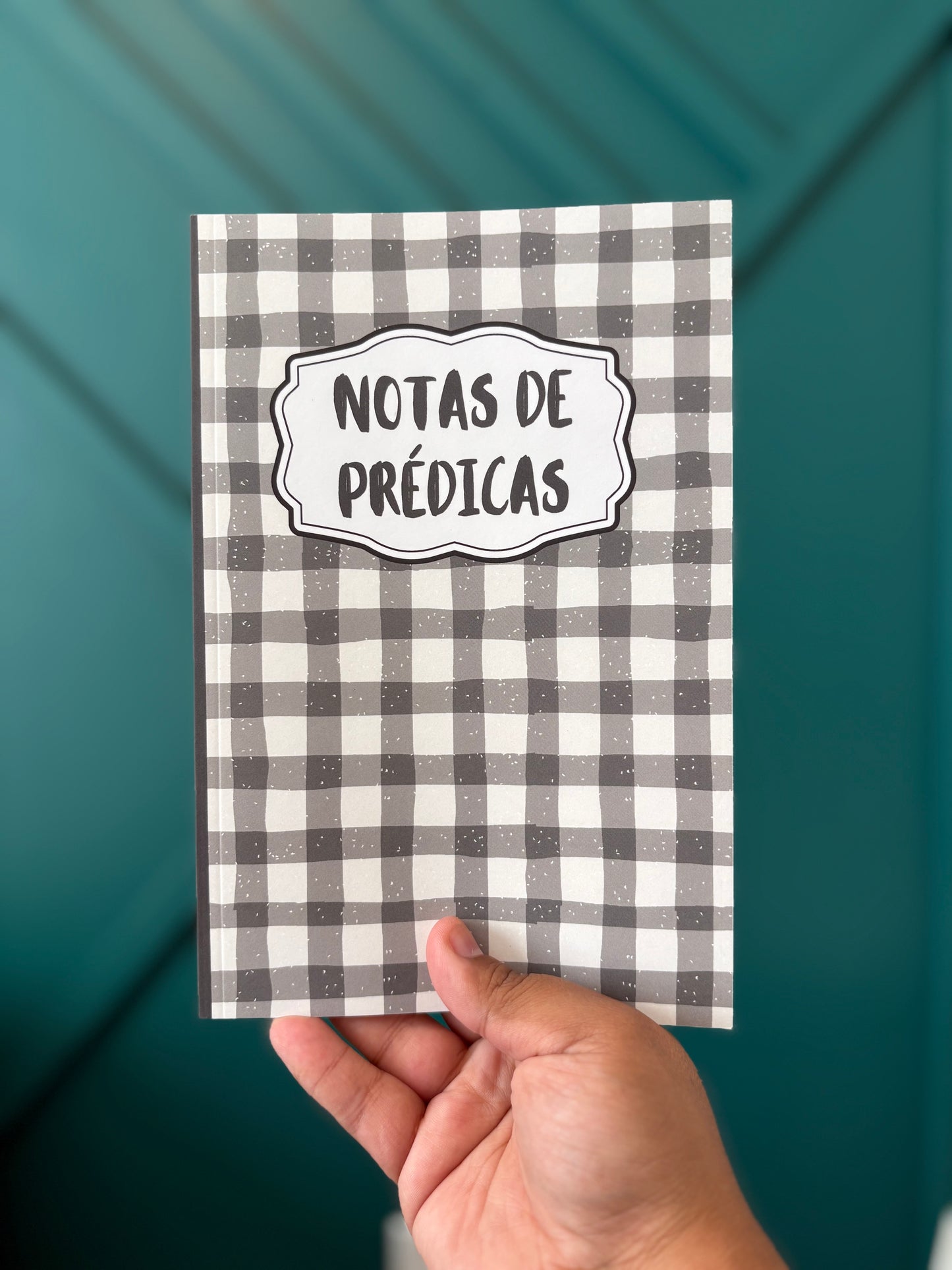 Sermon Journal - Gingham (SPANISH)