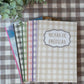 Sermon Journal - Gingham (SPANISH)