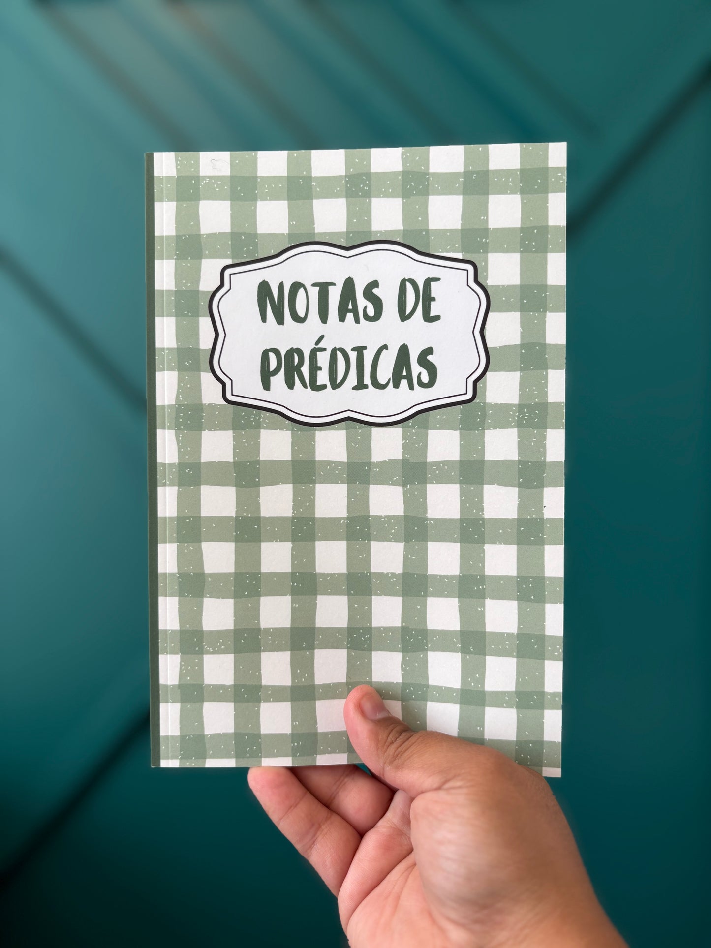 Sermon Journal - Gingham (SPANISH)