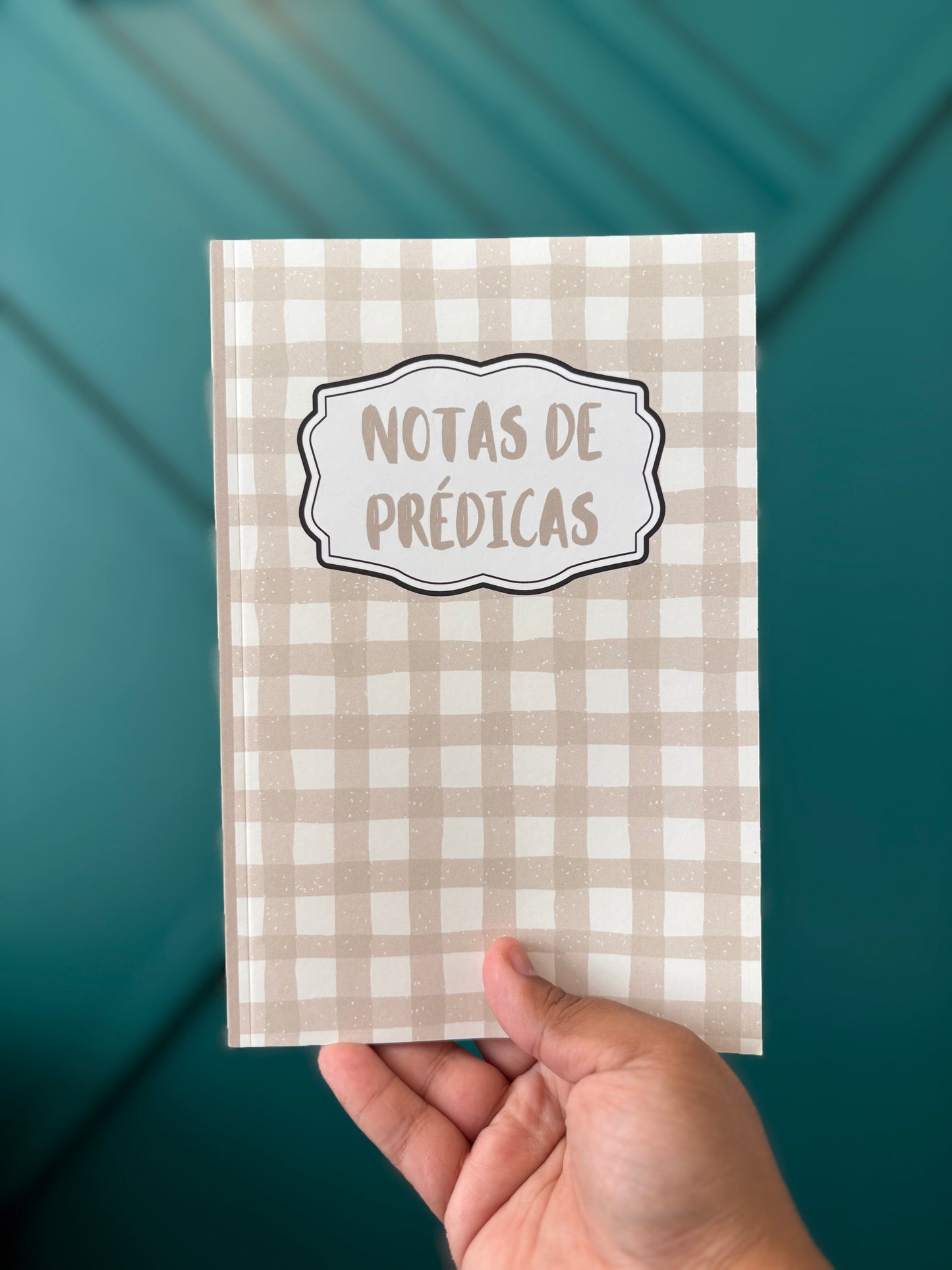 Sermon Journal - Gingham (SPANISH)