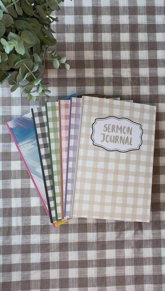 Sermon Journal - Gingham