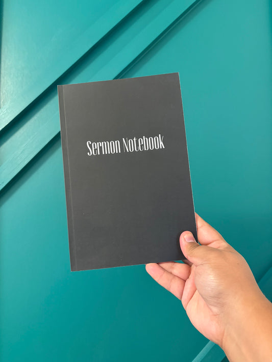 Sermon Notebook - Black