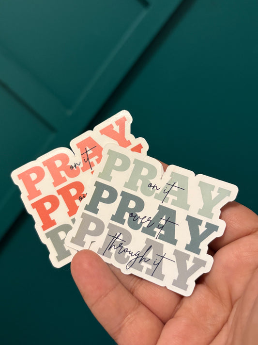 Pray Sticker